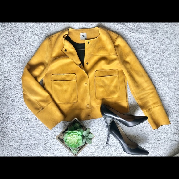 Tu Faux Suede Blazer with pockets - Picture 2 of 10